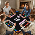 The Wall mahjong mat on a table during game night